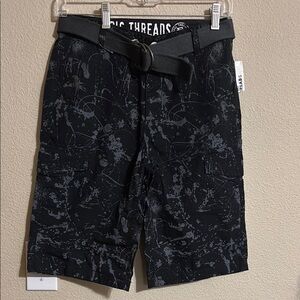 NWT Epic Threads Black Cargo Shorts size 12